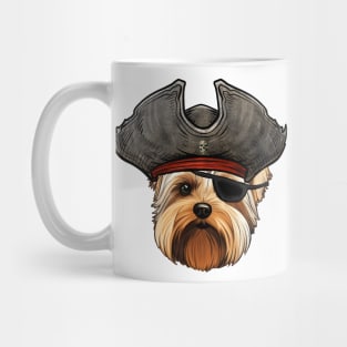 Funny Pirate Biewer Terrier Dog Mug